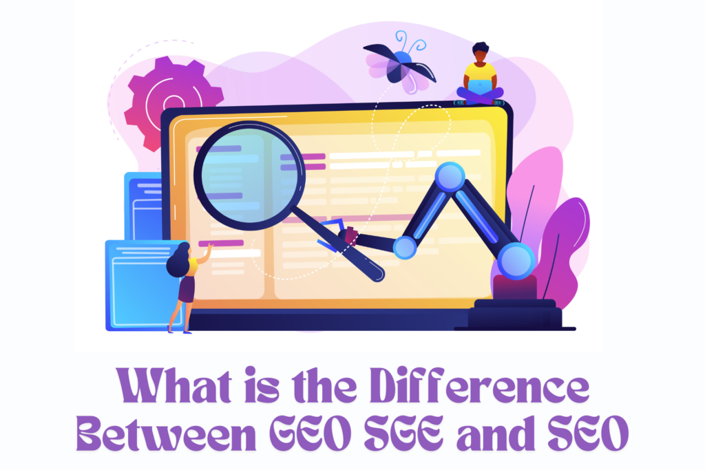 What is the Difference Between GEO SGE and SEO
